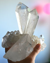 Twin Quartz Cluster 3lbs