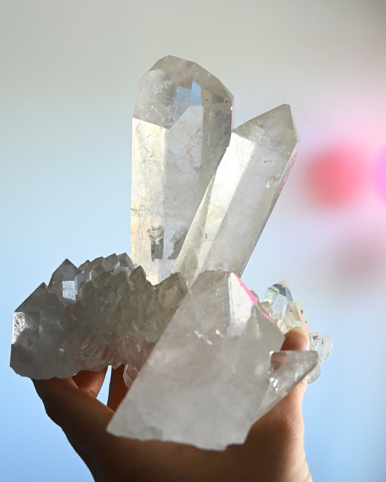 Twin Quartz Cluster 3lbs