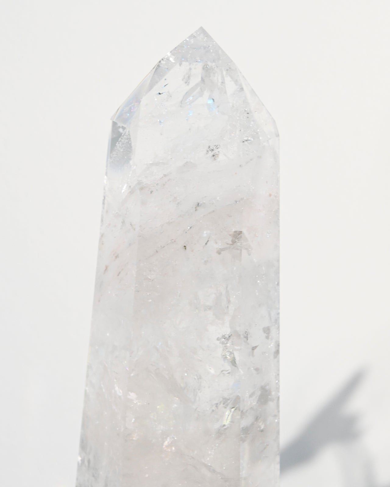 XL Clear Quartz Point on Stand 6.8lbs