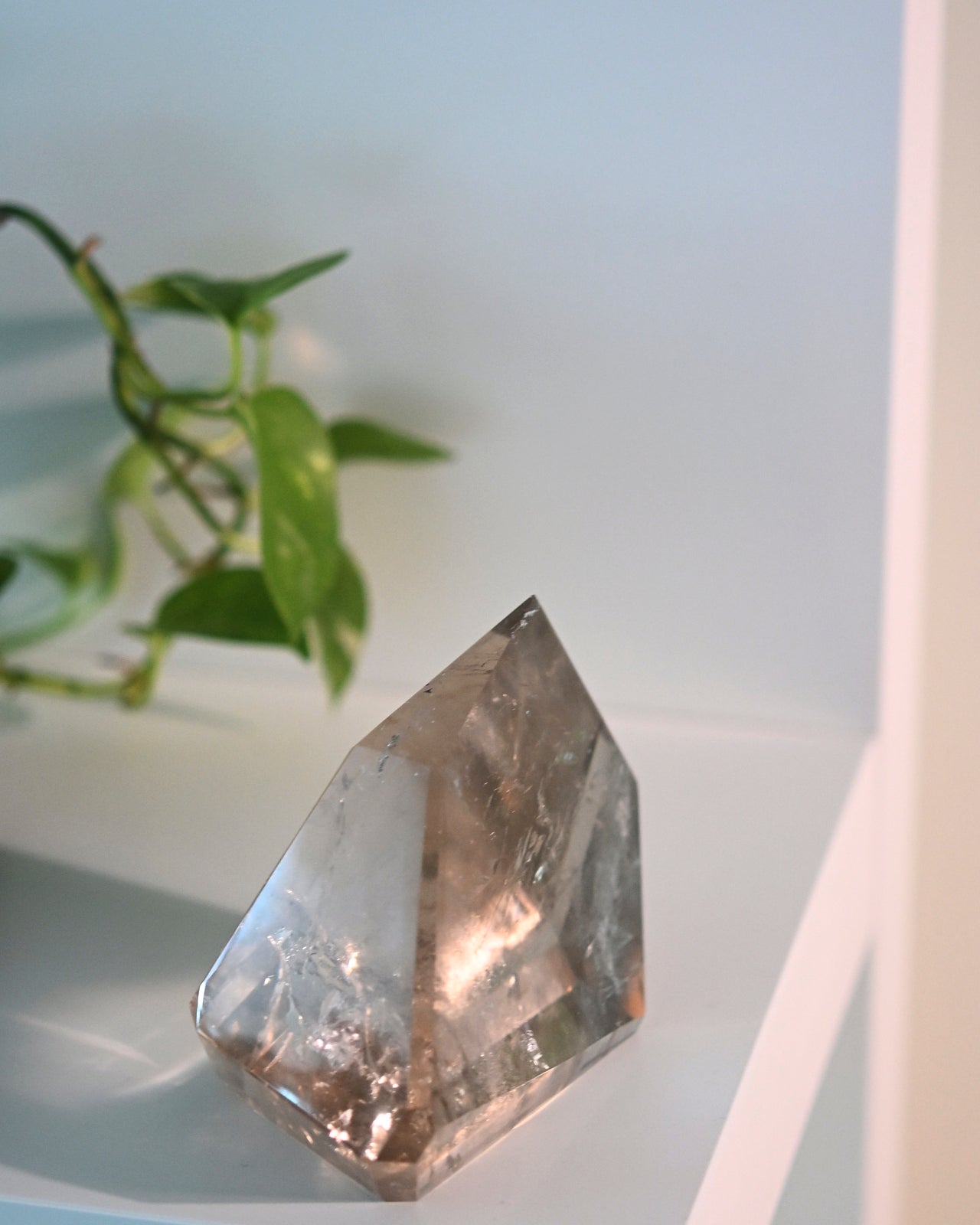 Smoky Quartz Geometric form