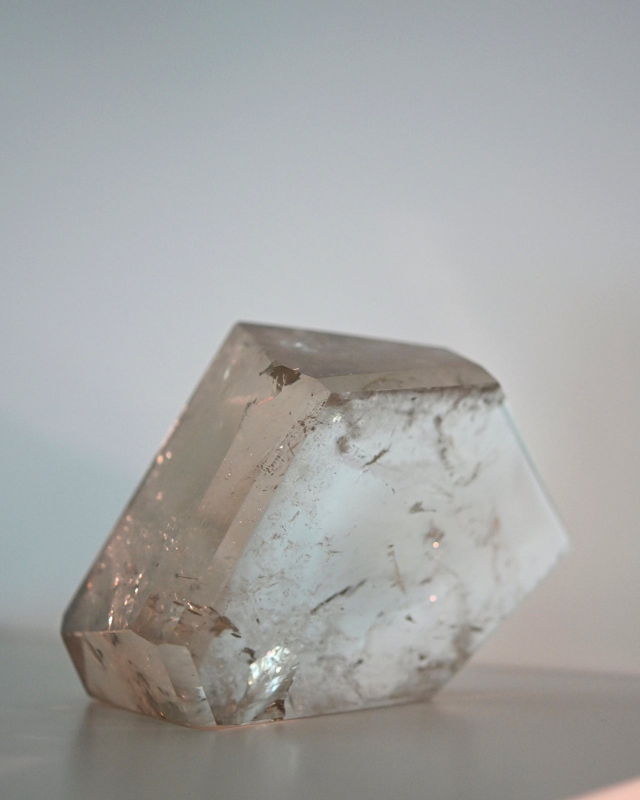 Smoky Quartz Geometric form