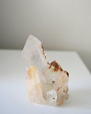 Quartz Cluster w Hematite 1.5lbs