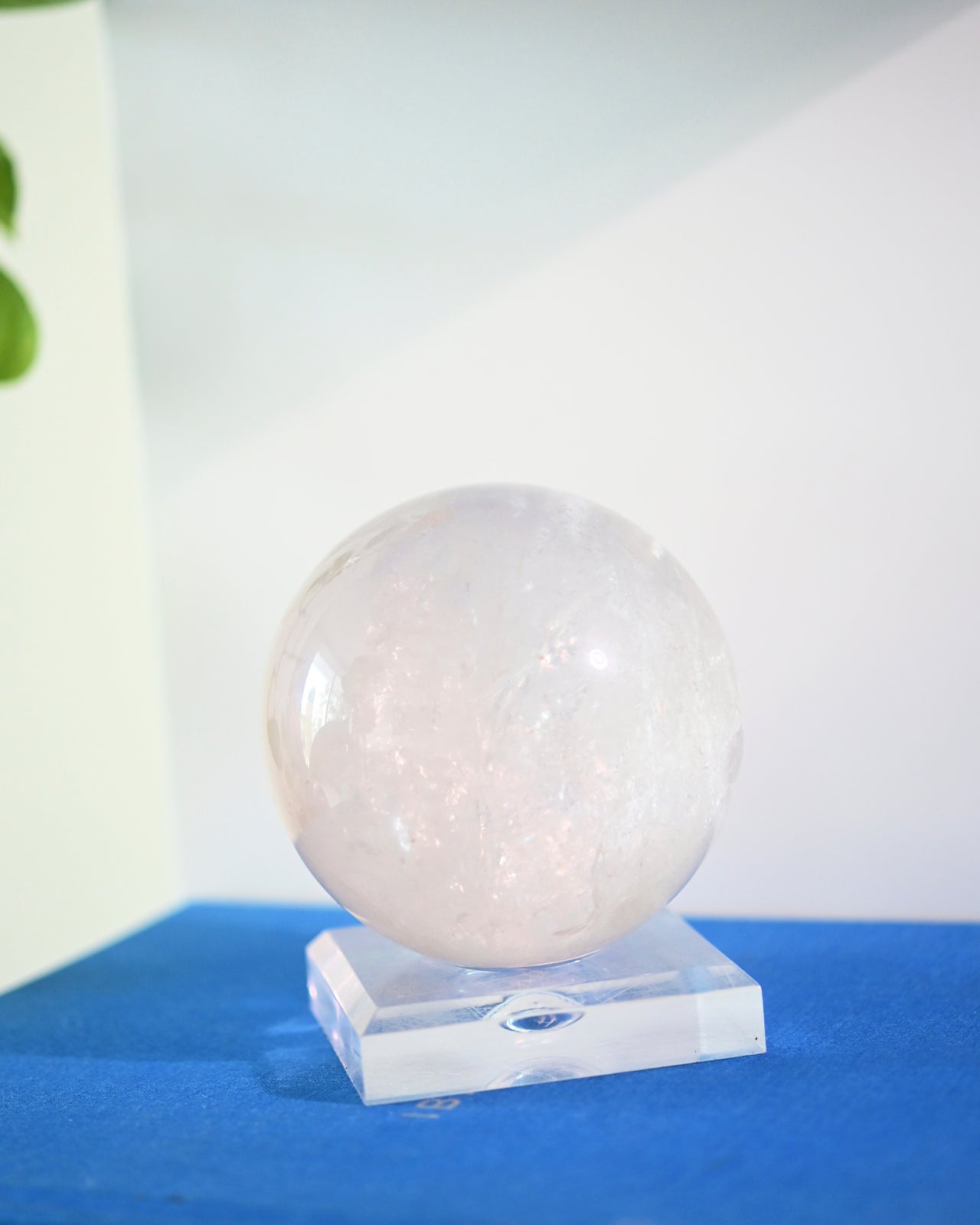 Clear Quartz Sphere LG 2.6lbs