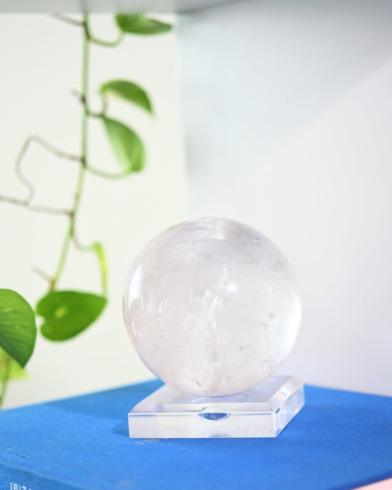 Clear Quartz Sphere LG 2.6lbs