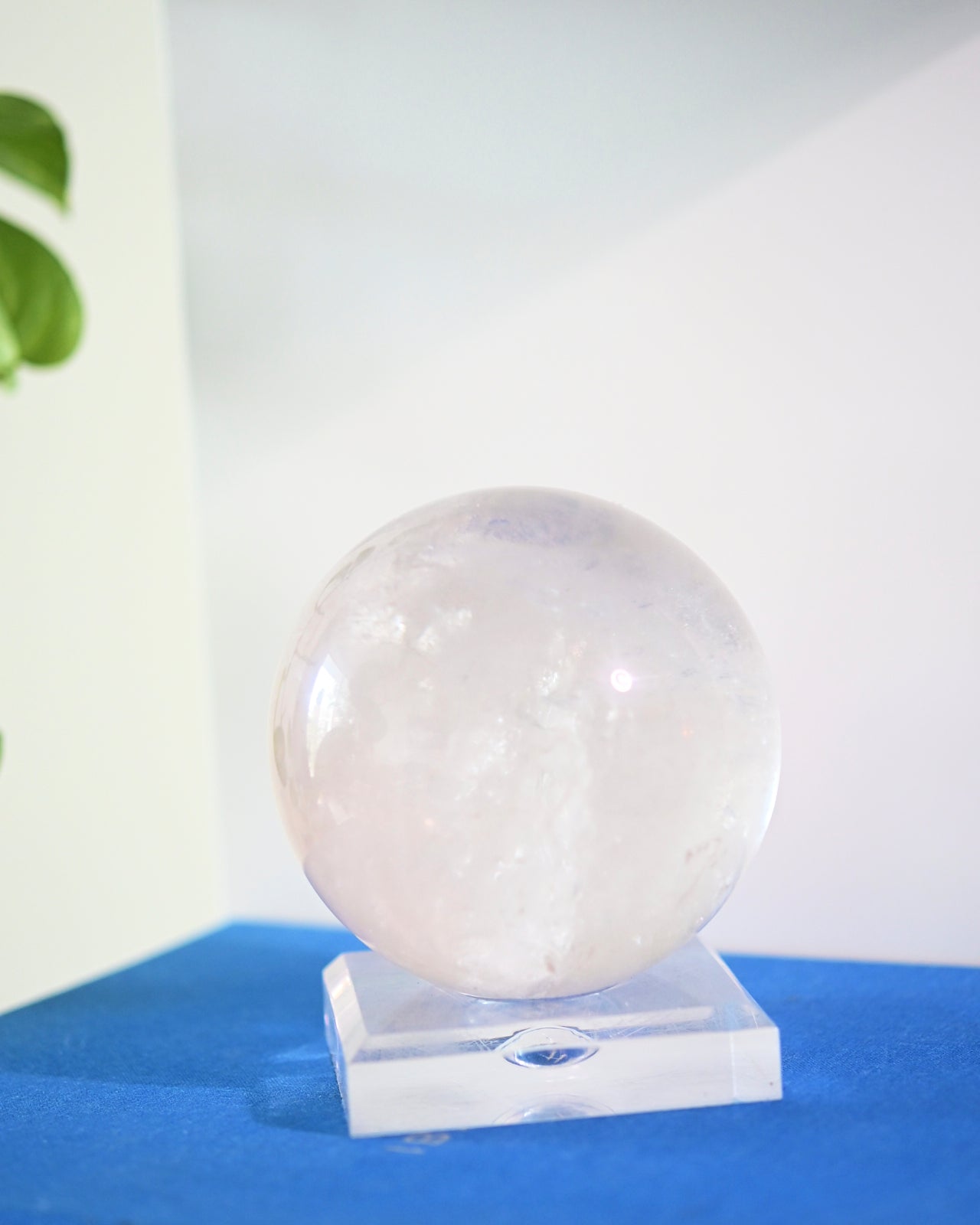 Clear Quartz Sphere LG 2.6lbs