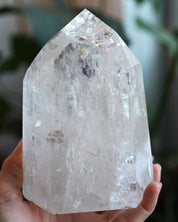 Clear Quartz tower 3.5lbs