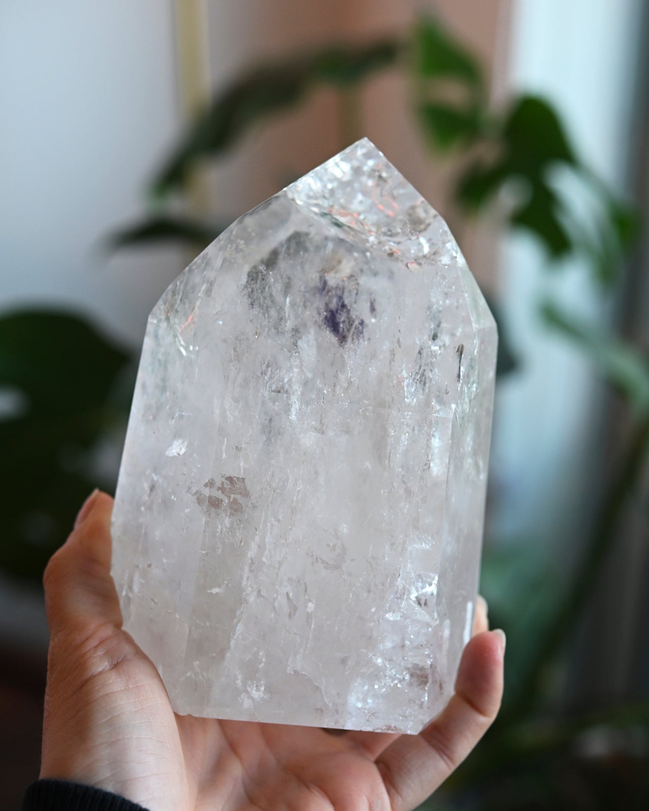 Clear Quartz tower 3.5lbs