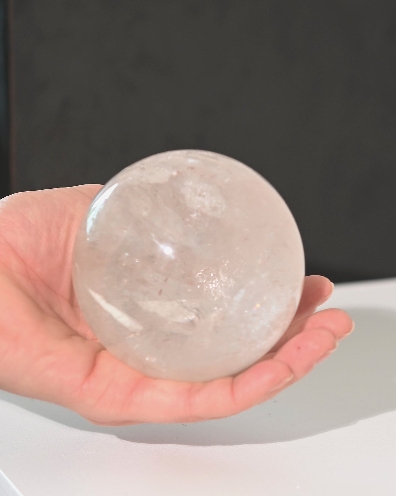 Clear Quartz Sphere 1.7lbs