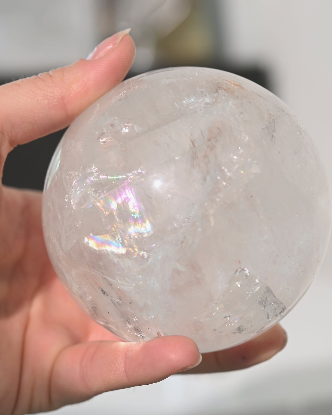 Clear Quartz Sphere 2lbs