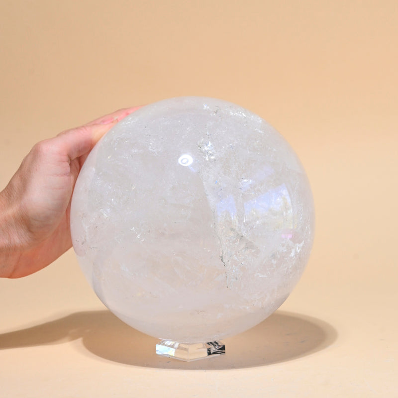 Clear Quartz Crystal Sphere