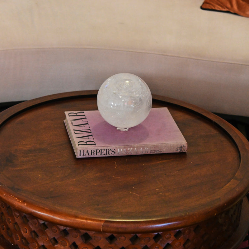 Clear Quartz Crystal Sphere