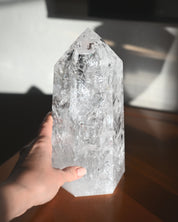 XL Clear Quartz Tower 8.5lbs