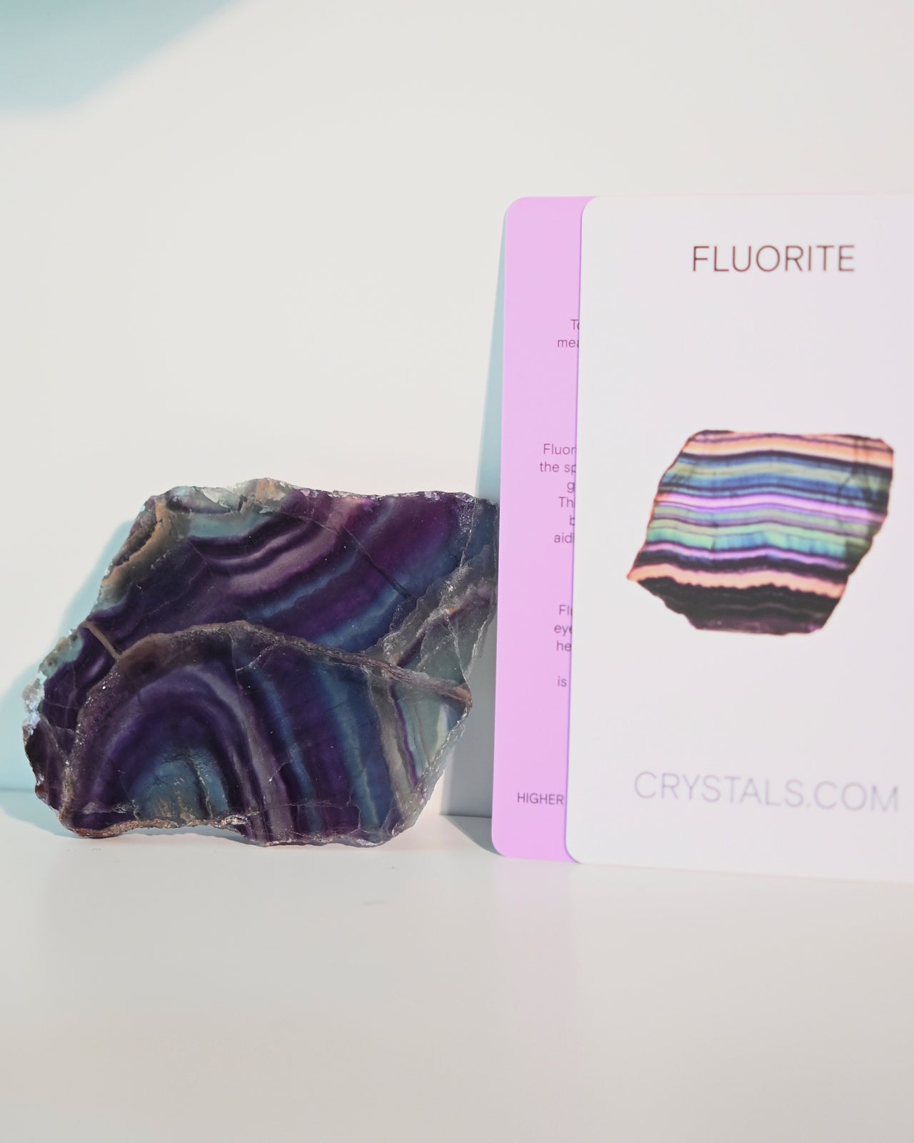 Rainbow Fluorite Slab