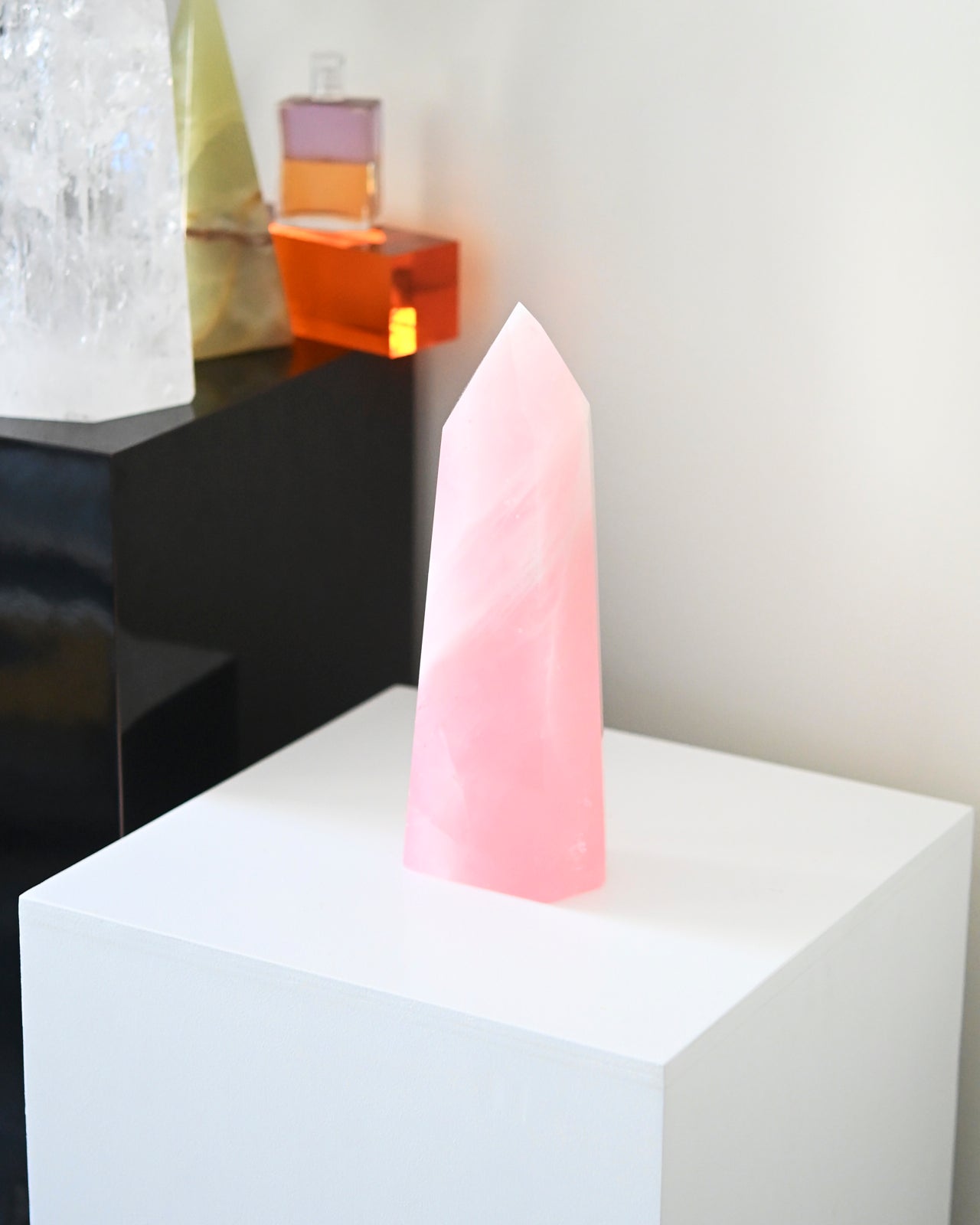 Rose Quartz Tower 4.1lbs