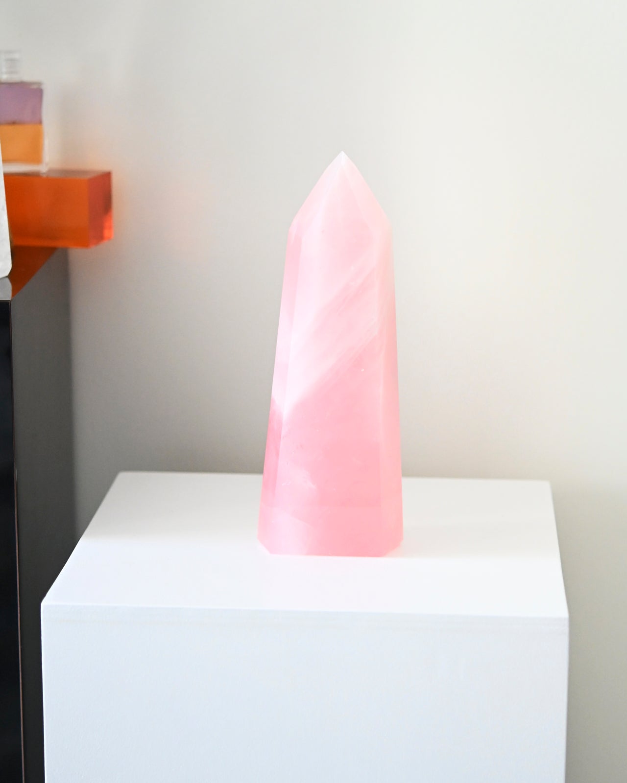 Rose Quartz Tower 4.1lbs