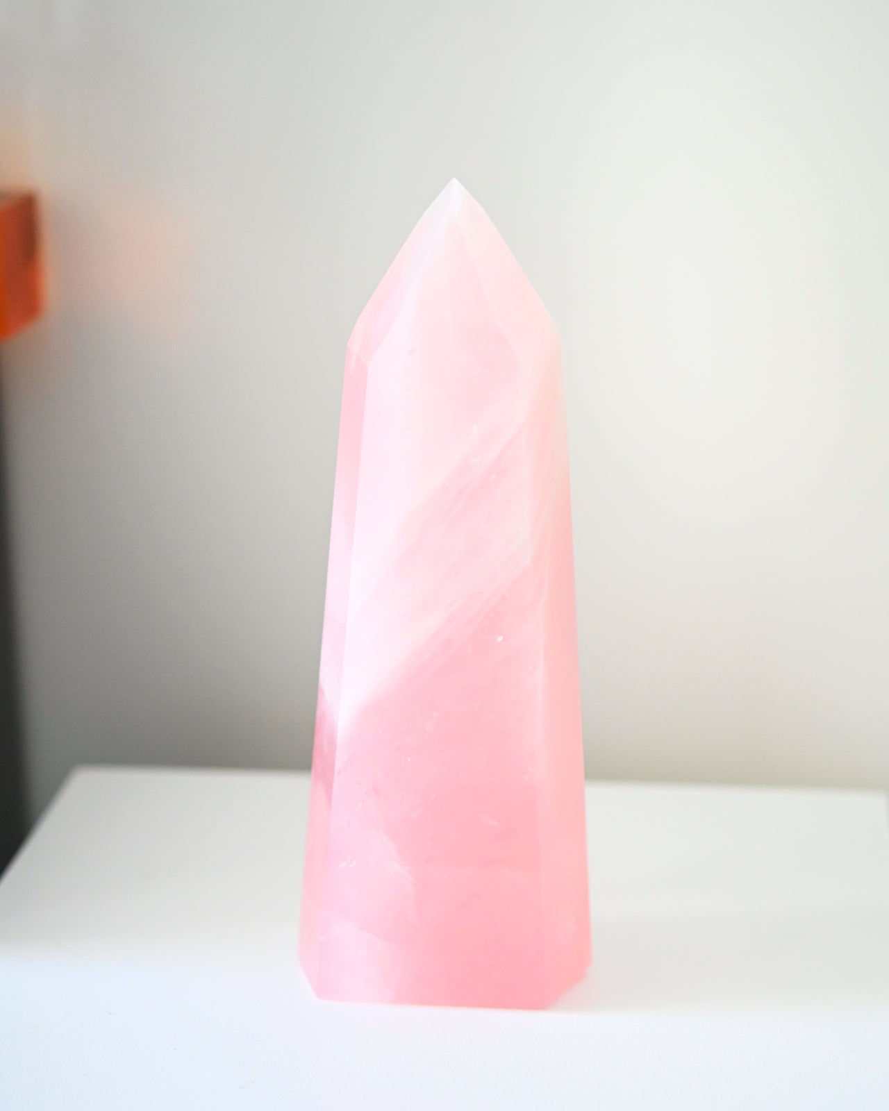 Rose Quartz Tower 4.1lbs