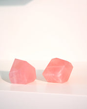 Rose Quartz Geometric Form