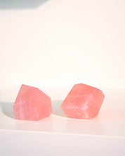 Rose Quartz Geometric Form