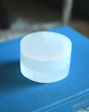 Selenite Jar w/ Lid