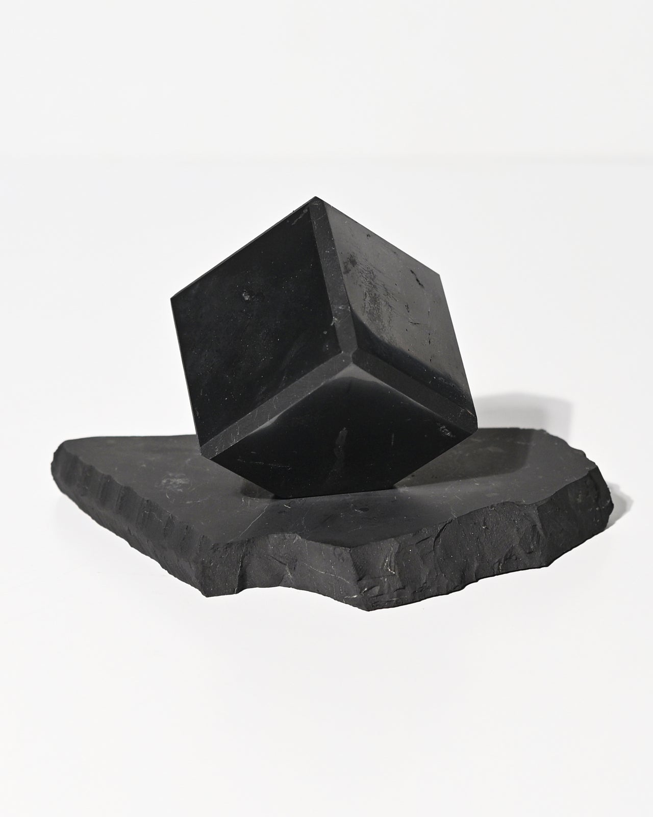 Shungite Cube on Base