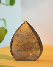 Smoky Quartz Flame 4 inch