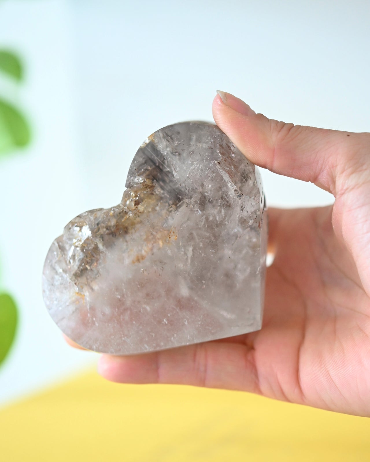 Smoky Quartz Heart Shaped Form