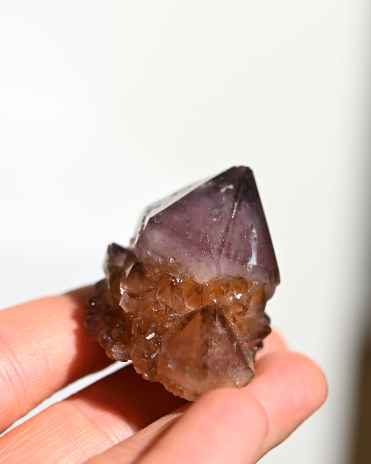 Amethyst Spirit Cactus Quartz Point