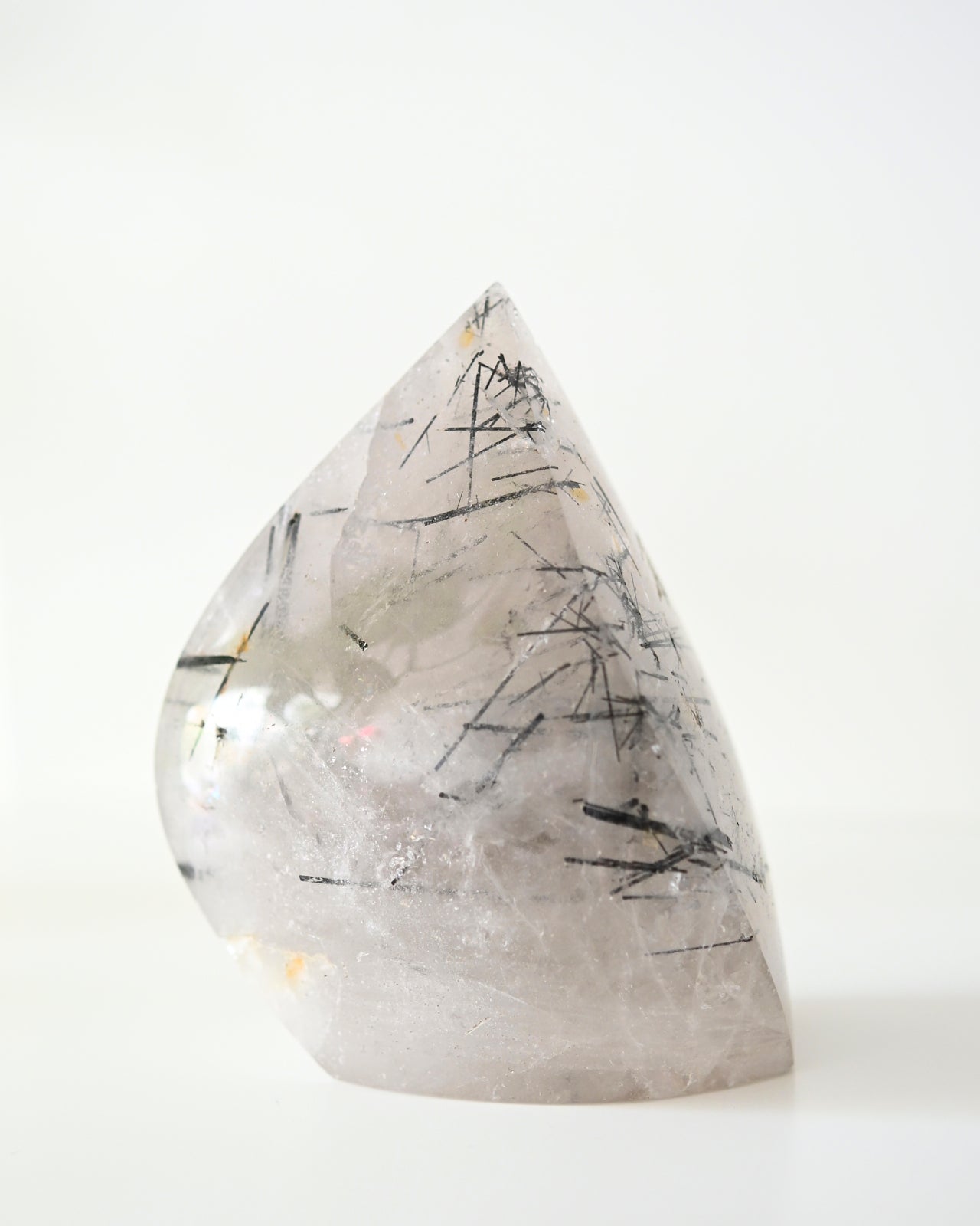 Tourmalated Quartz Freeform  5 inch