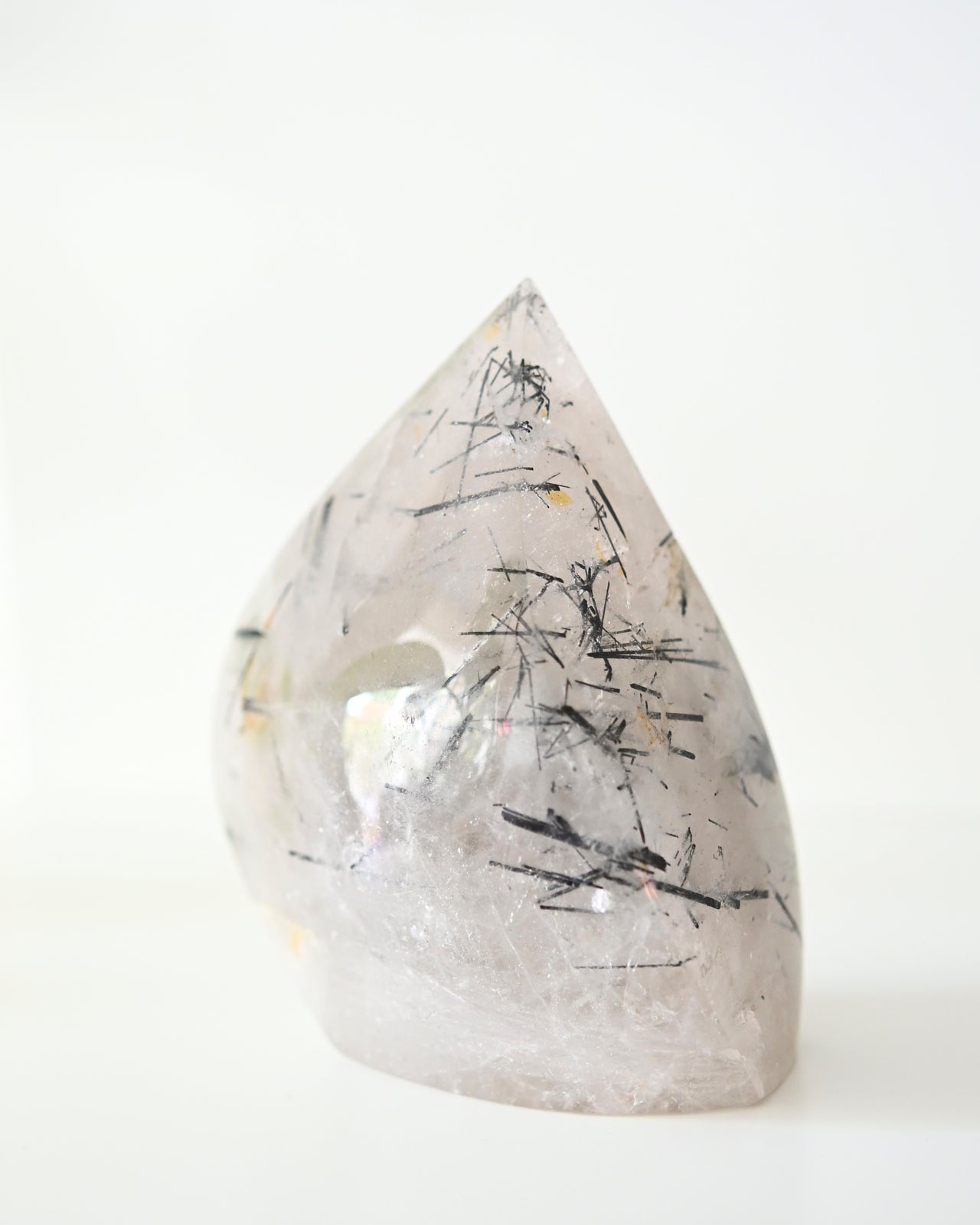 Tourmalated Quartz Freeform  5 inch