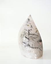 Tourmalated Quartz Freeform  5 inch