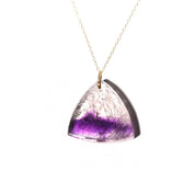 Trapiche Amethyst Necklace 14k Gold