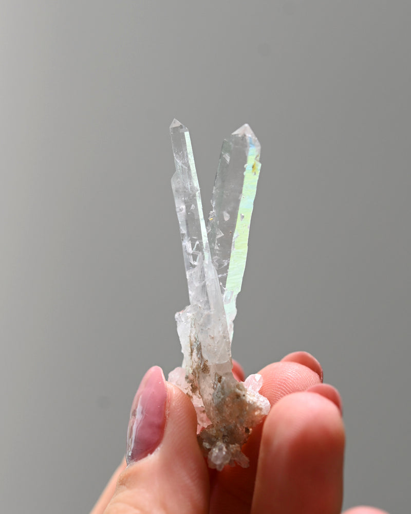 Twin Lemurian Quartz Point