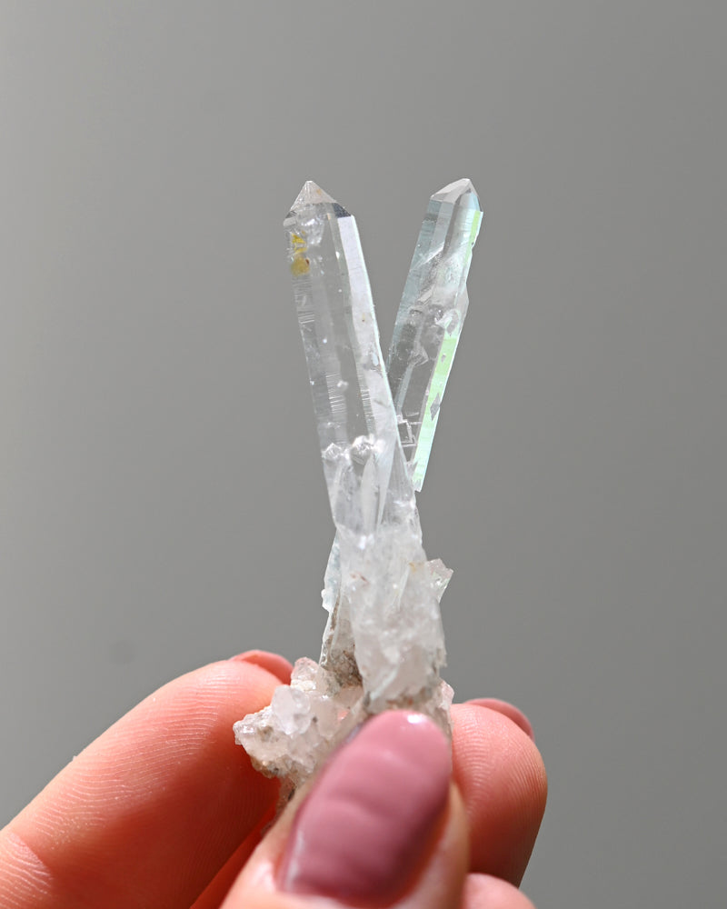 Twin Lemurian Quartz Point