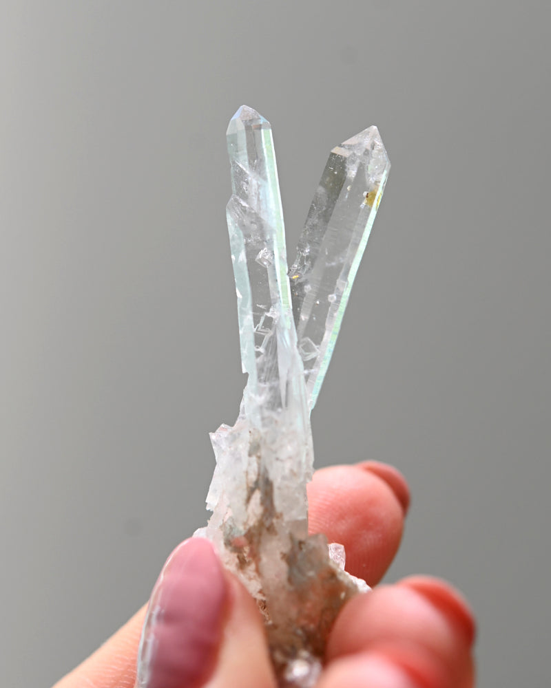 Twin Lemurian Quartz Point