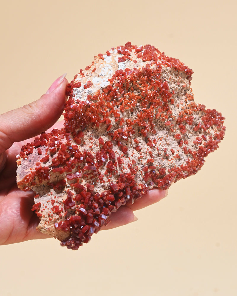 Vanadinite specimen 4 inch