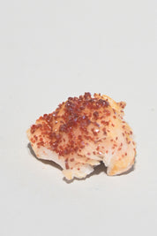 Mini Vanadinite on barite Cluster