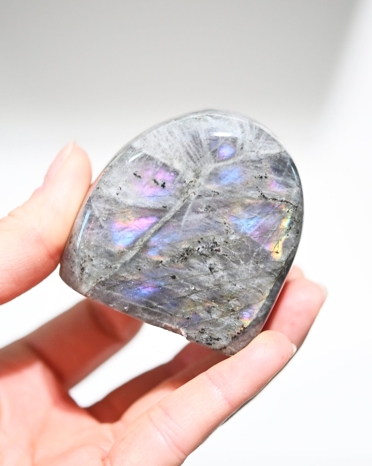 Purple Flash Labradorite Freeform Small