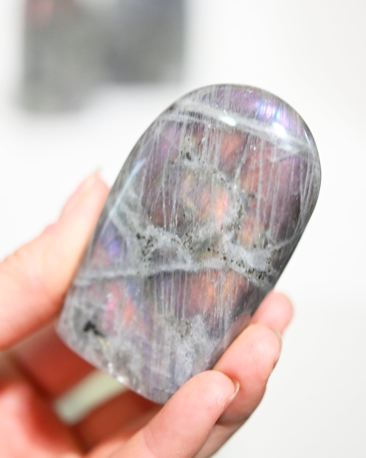 Purple Flash Labradorite Freeform Small