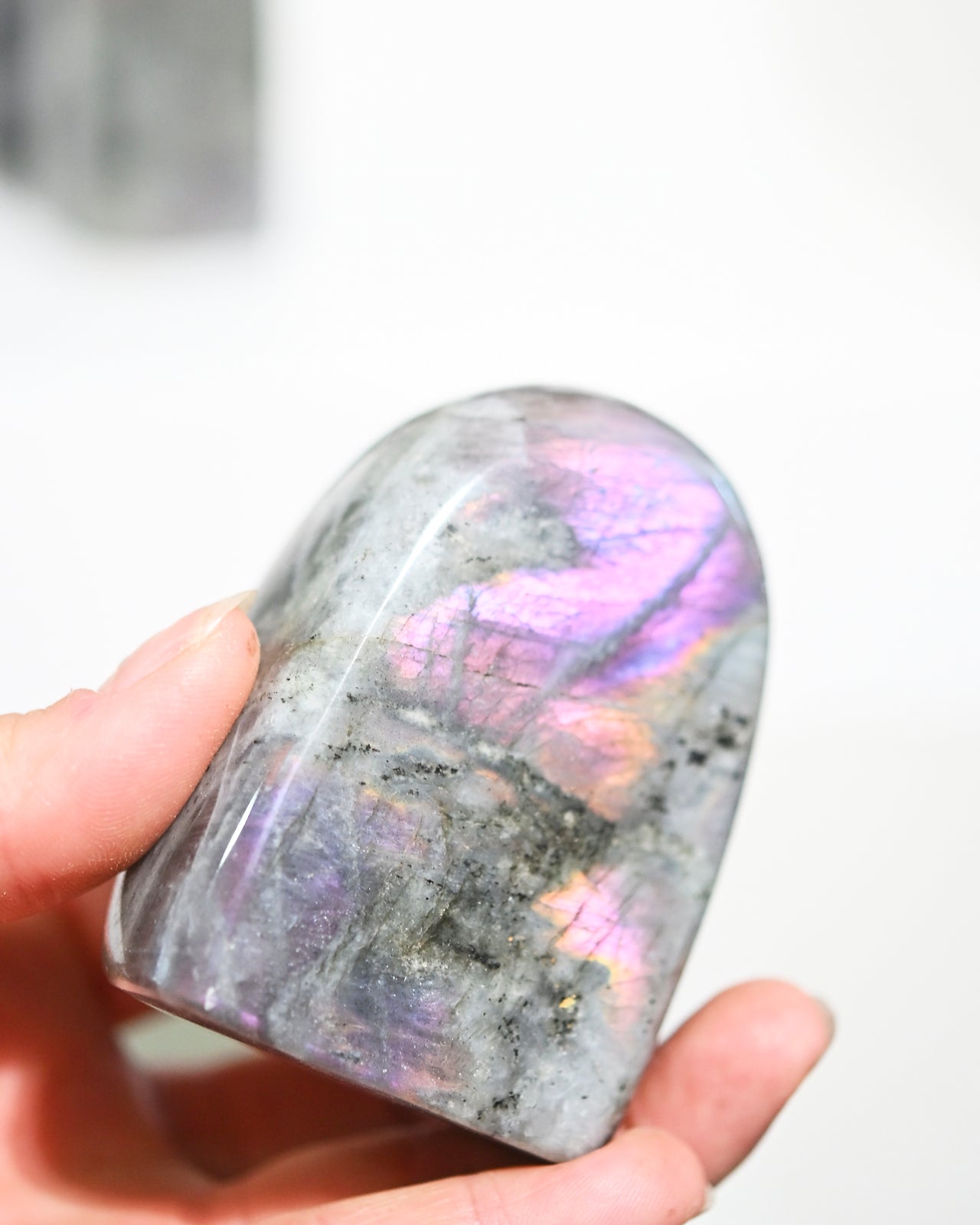 Purple Flash Labradorite Freeform Small