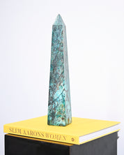 Chrysocolla Obelisk 24in - 5lbs