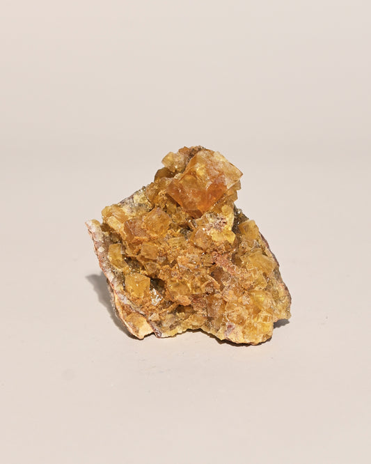 Yellow Fluorite Cluster 3 inch