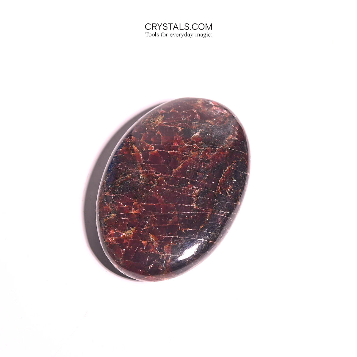 Garnet Crystal Palm Stone –